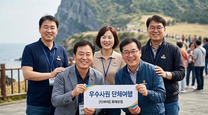 제주에서 진행된 우수사원 단체여행